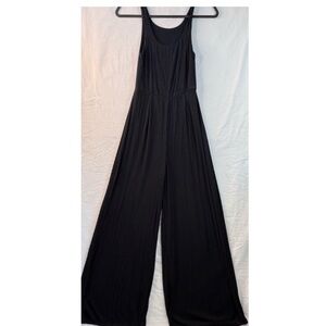 YITTY Black Wide-Leg Sleeveless Jumpsuit